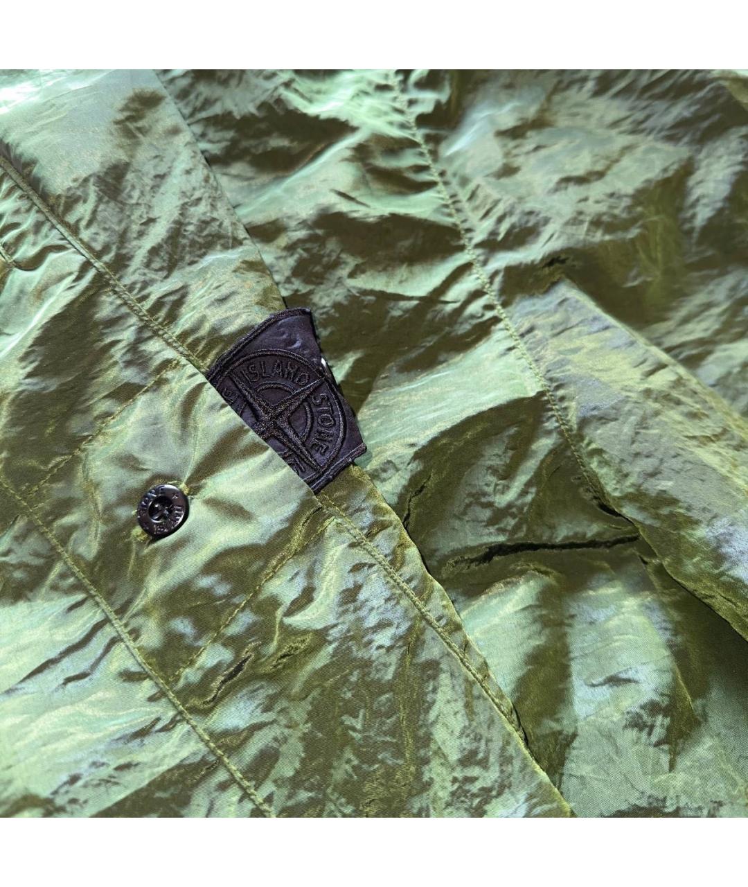 STONE ISLAND SHADOW PROJECT Зеленые нейлоновые шорты, фото 3