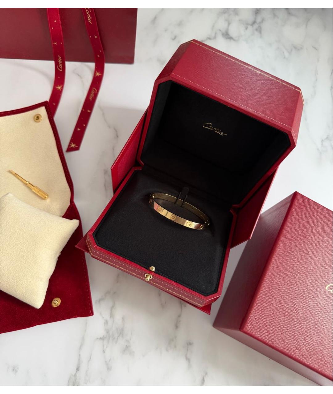 CARTIER Золотой браслет из желтого золота, фото 3