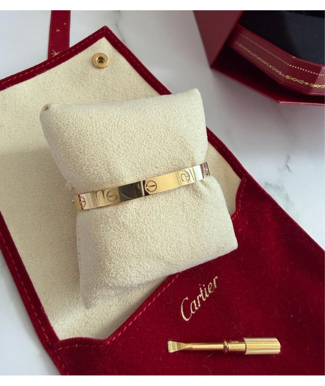 CARTIER Золотой браслет из желтого золота, фото 4