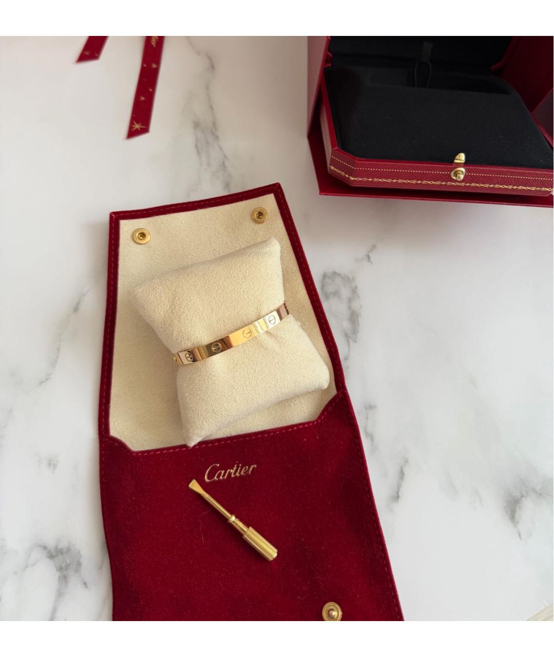 CARTIER Золотой браслет из желтого золота, фото 7
