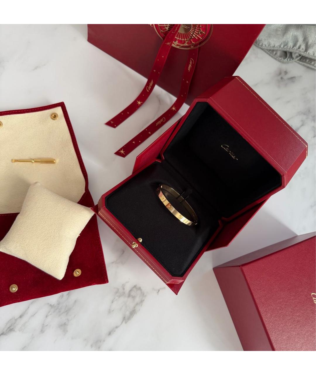 CARTIER Золотой браслет из желтого золота, фото 8