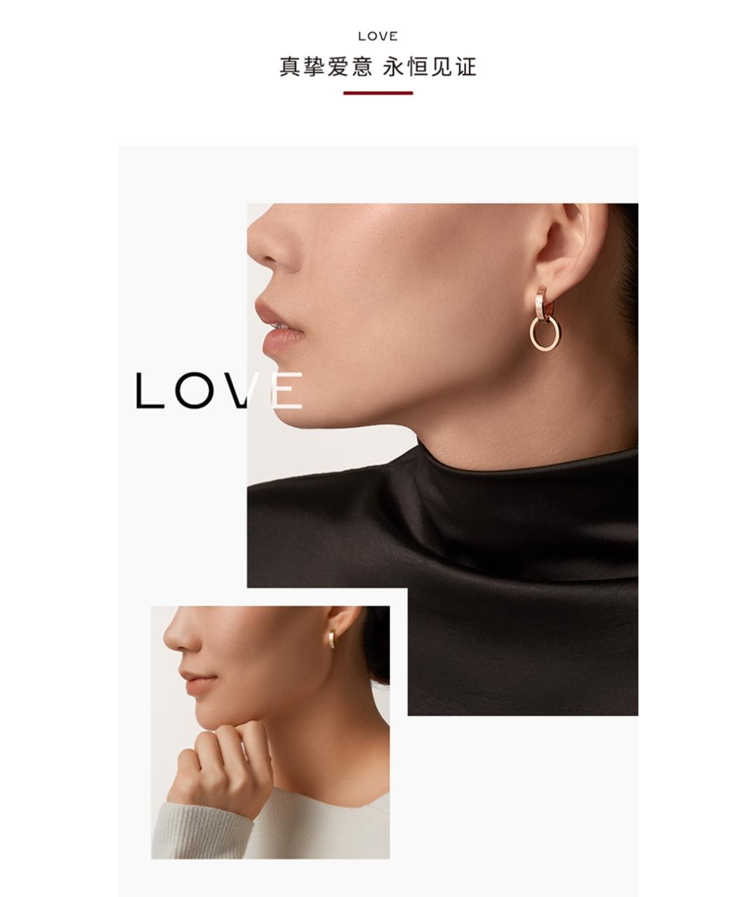 CARTIER Серебряные серьги из белого золота, фото 6