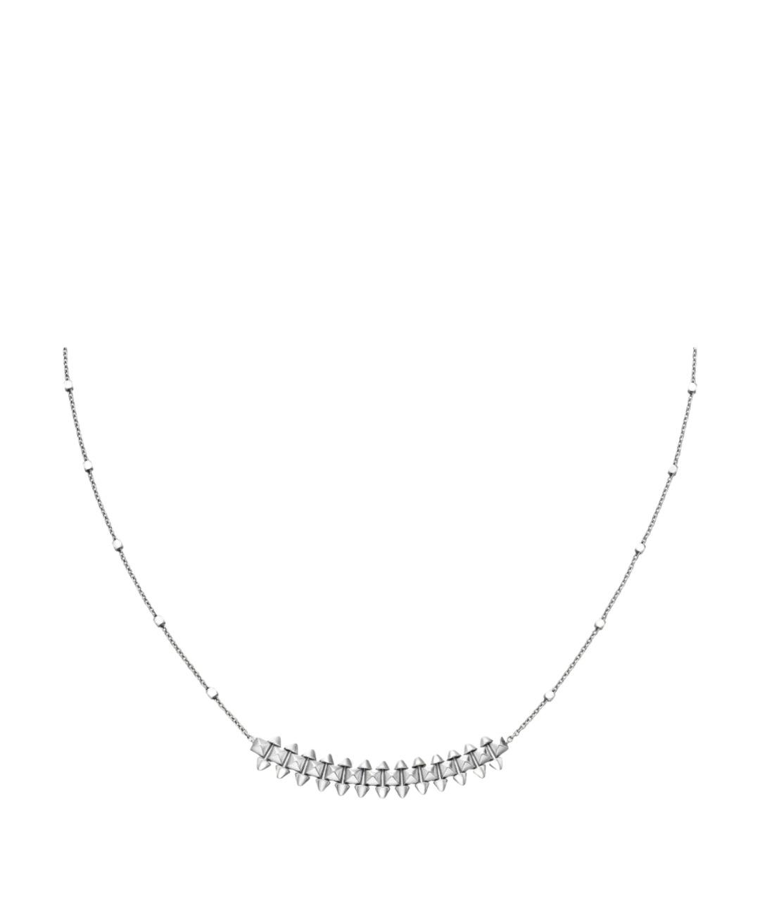 CARTIER Серебряное колье из белого золота, фото 1