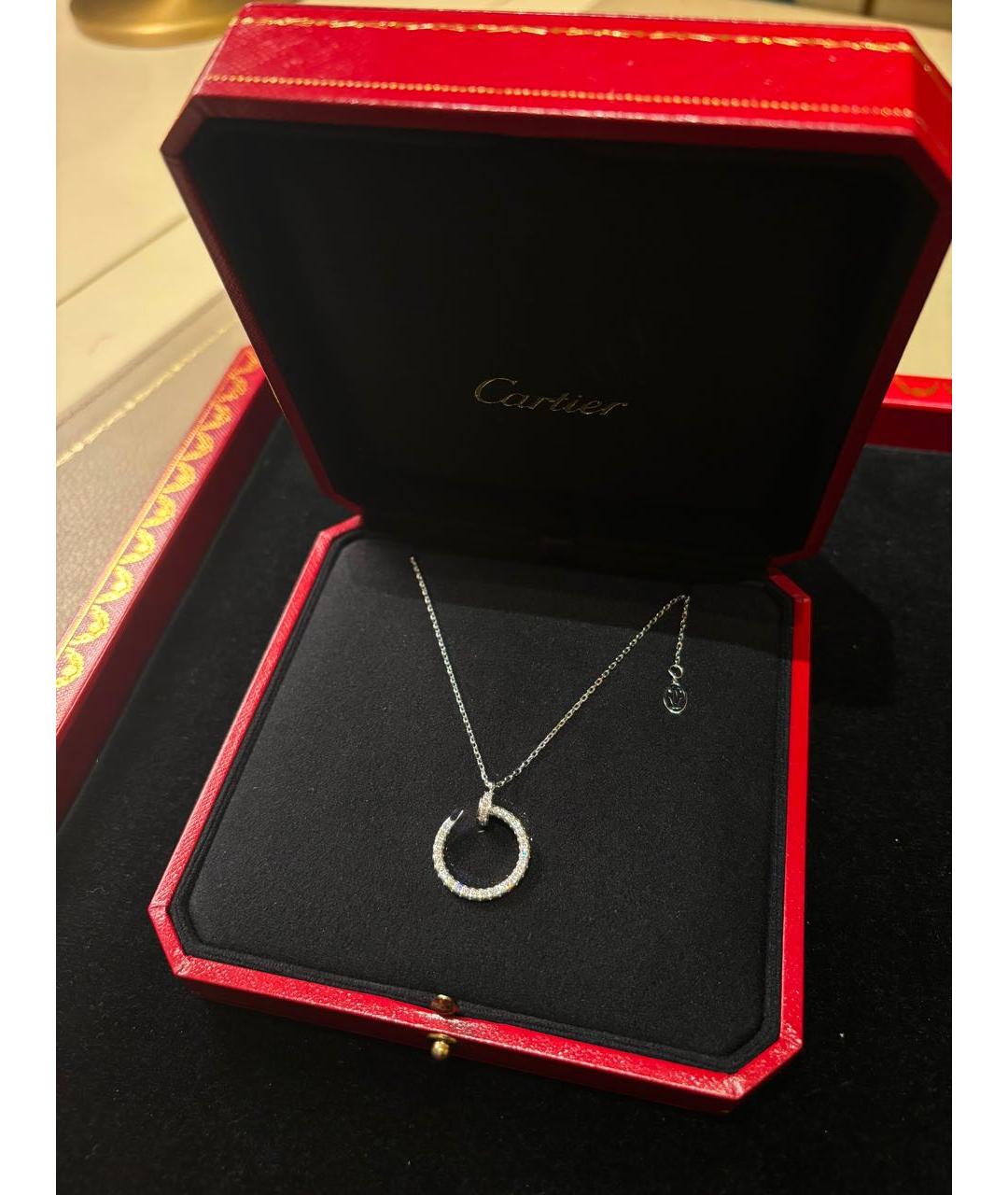 CARTIER Серебряная подвеска из белого золота, фото 4