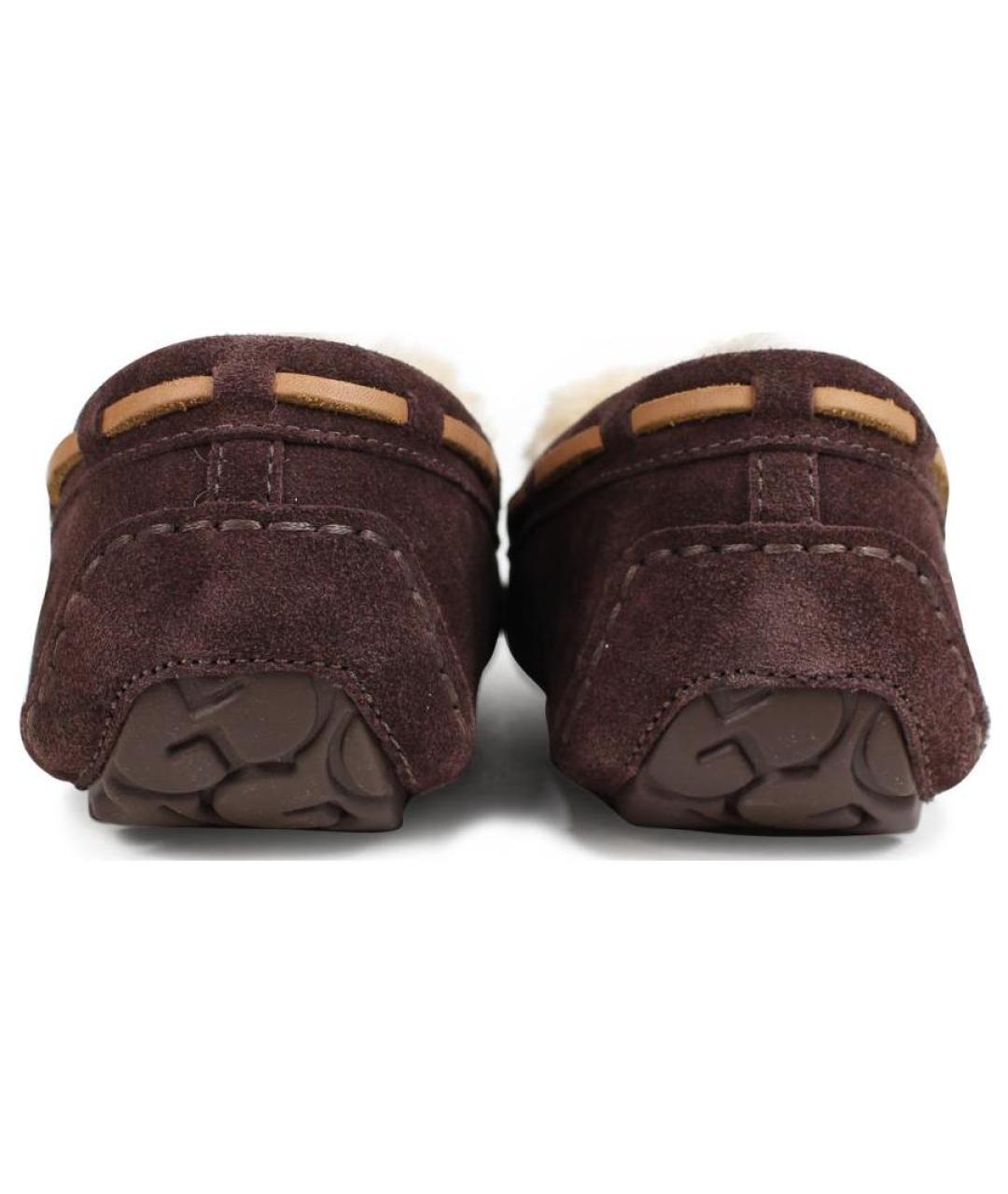 UGG Коричневые замшевые лоферы, фото 3
