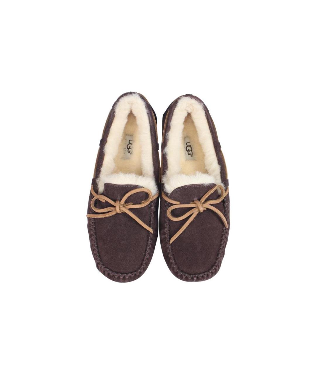 UGG Коричневые замшевые лоферы, фото 2
