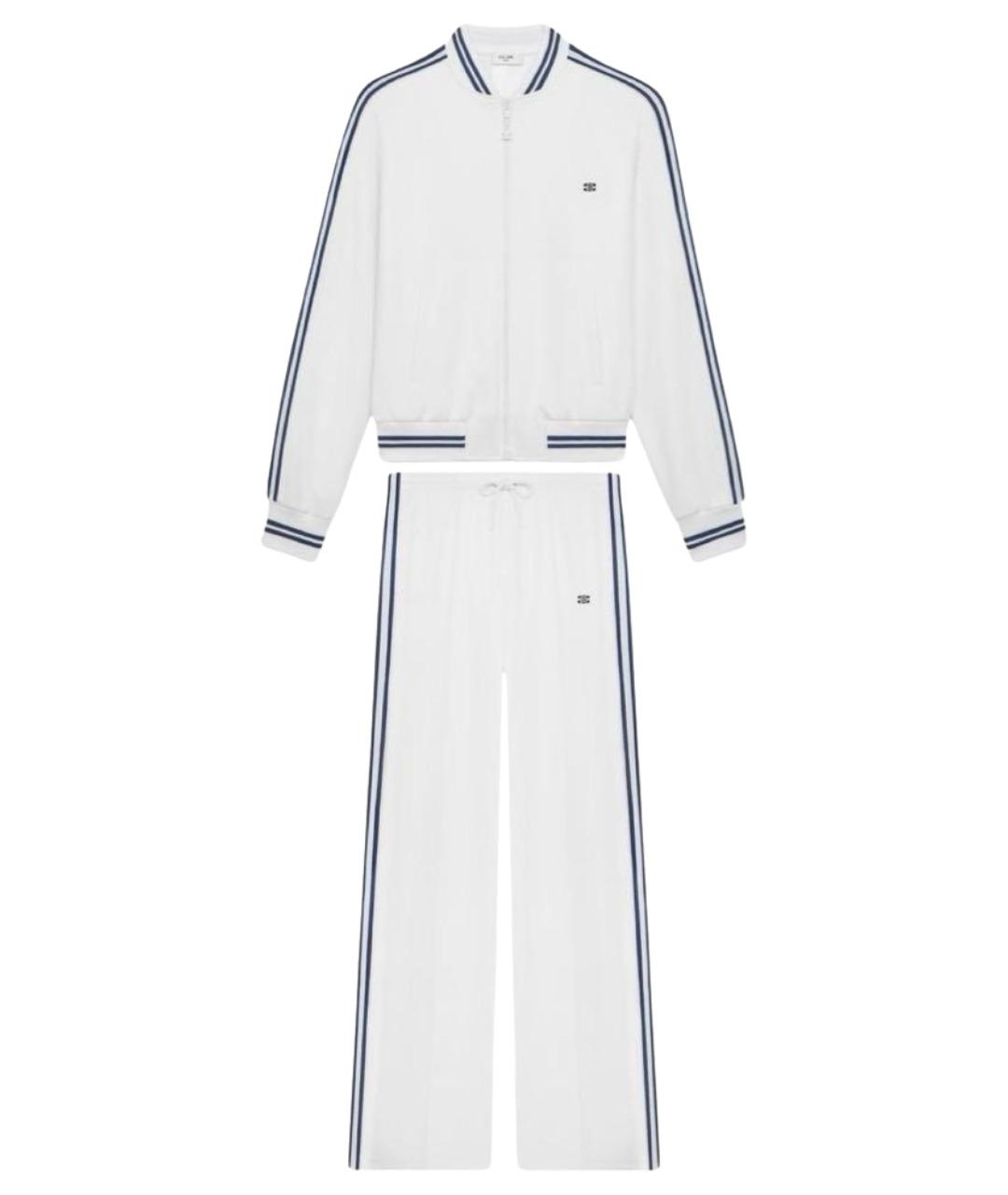 CELINE Белый полиэстеровый спортивные костюмы, фото 1