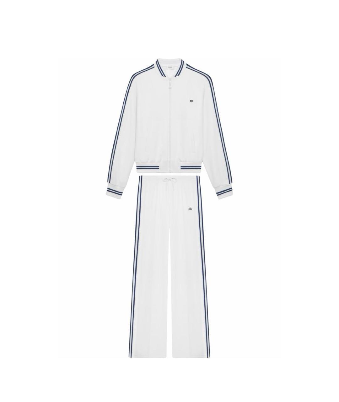 CELINE Белый полиэстеровый спортивные костюмы, фото 3