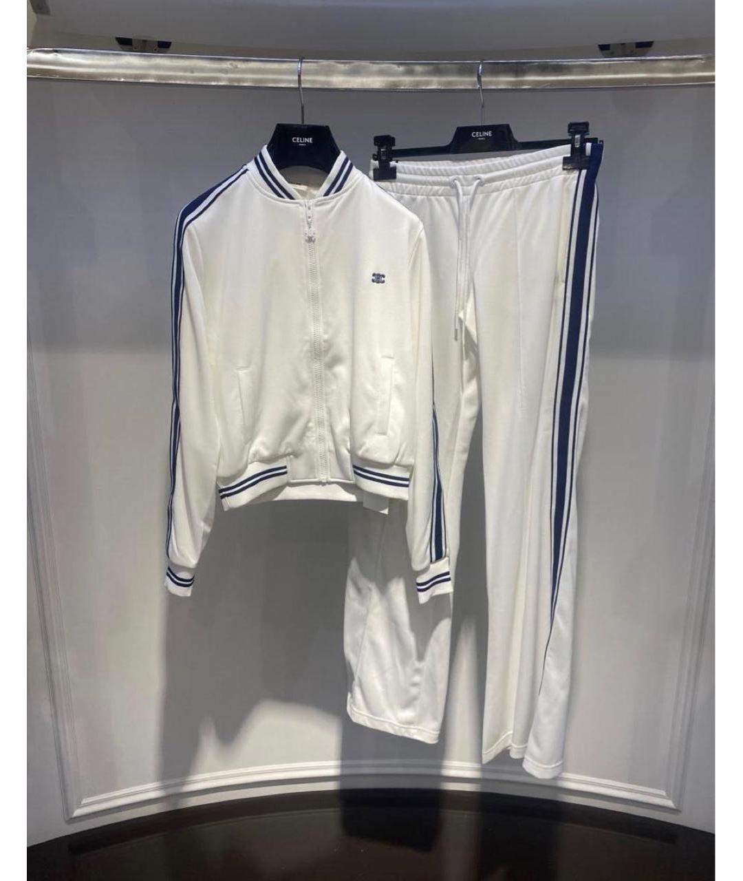 CELINE Белый полиэстеровый спортивные костюмы, фото 2