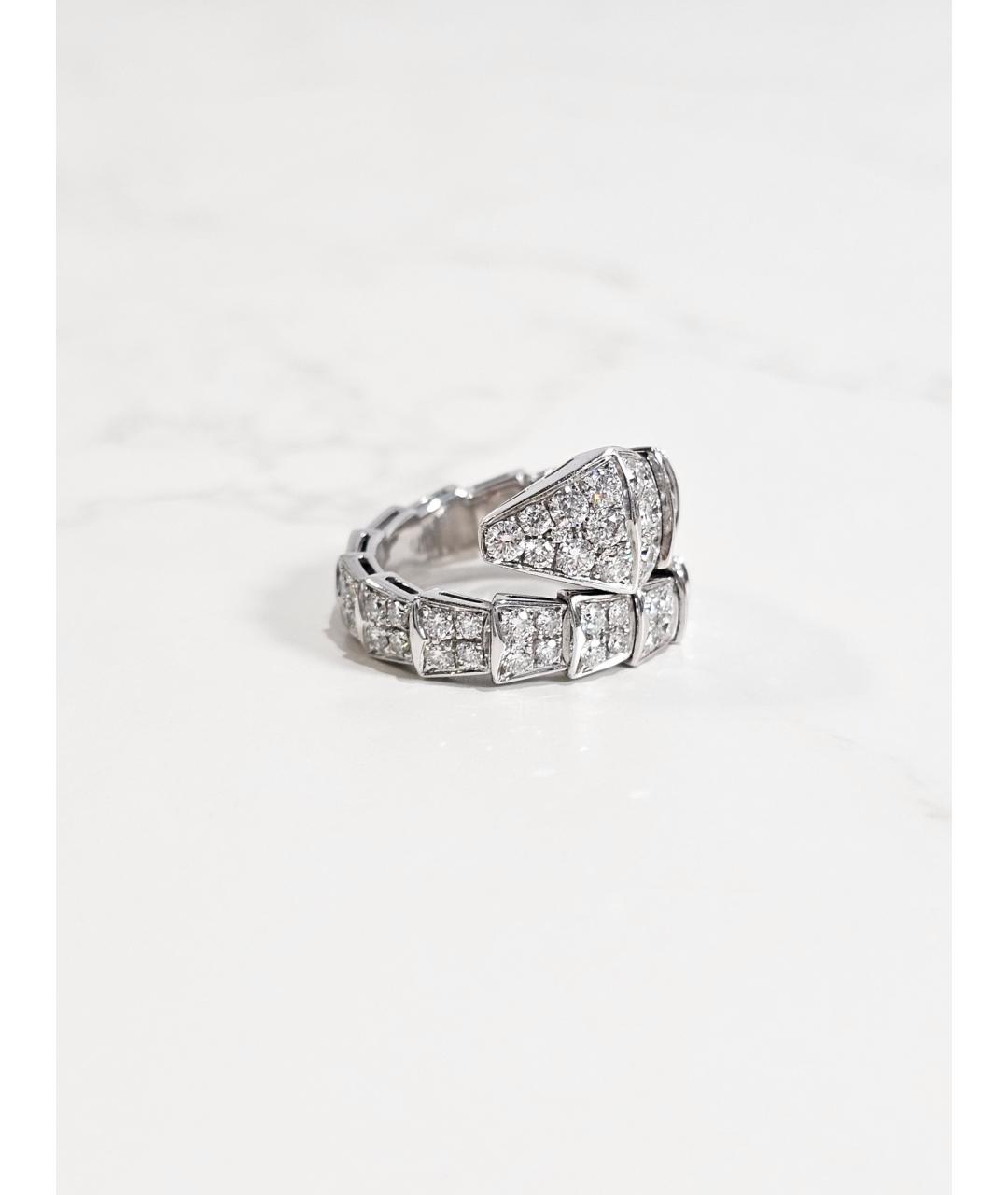 BVLGARI Серебряное кольцо из белого золота, фото 2