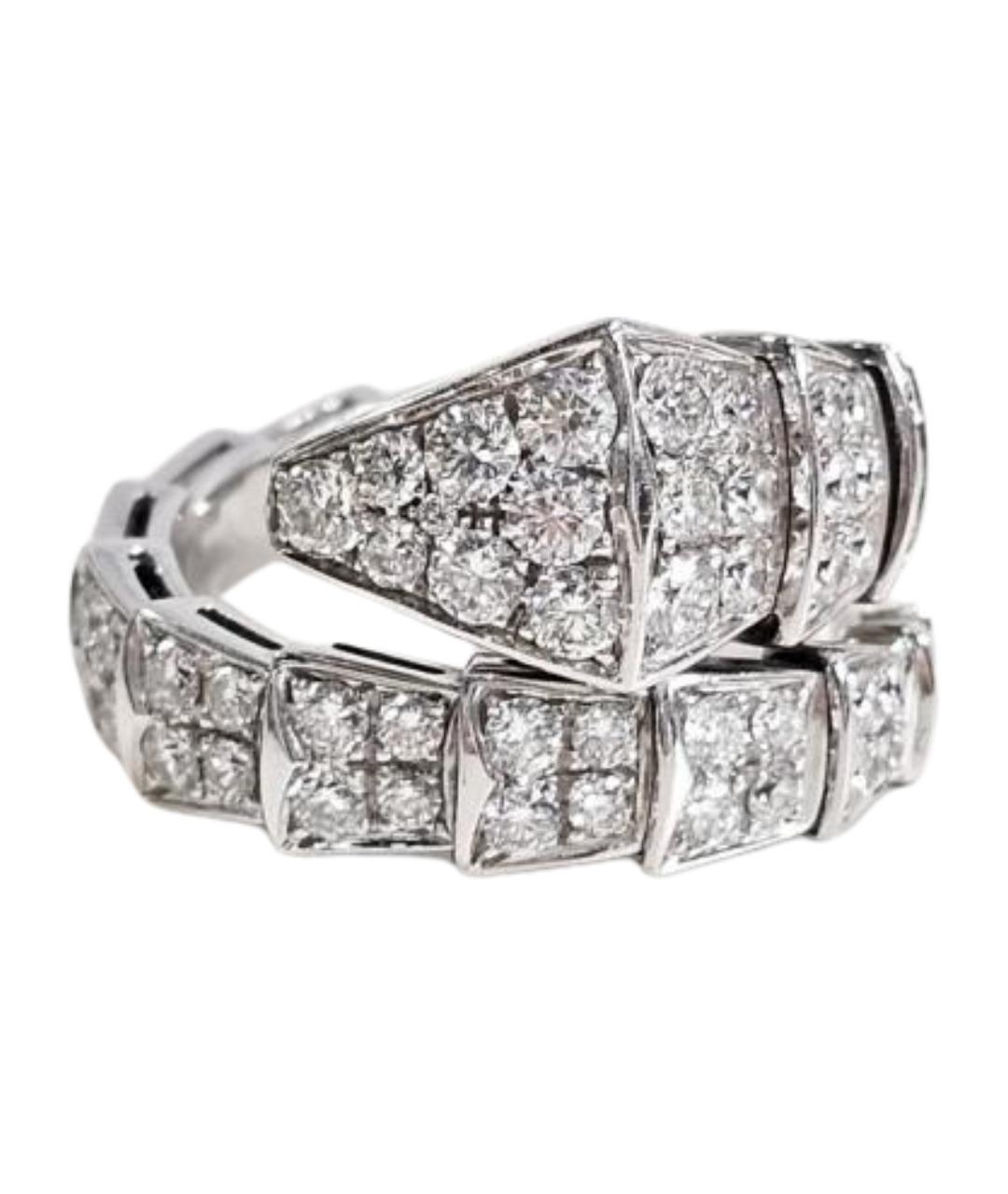 BVLGARI Серебряное кольцо из белого золота, фото 1