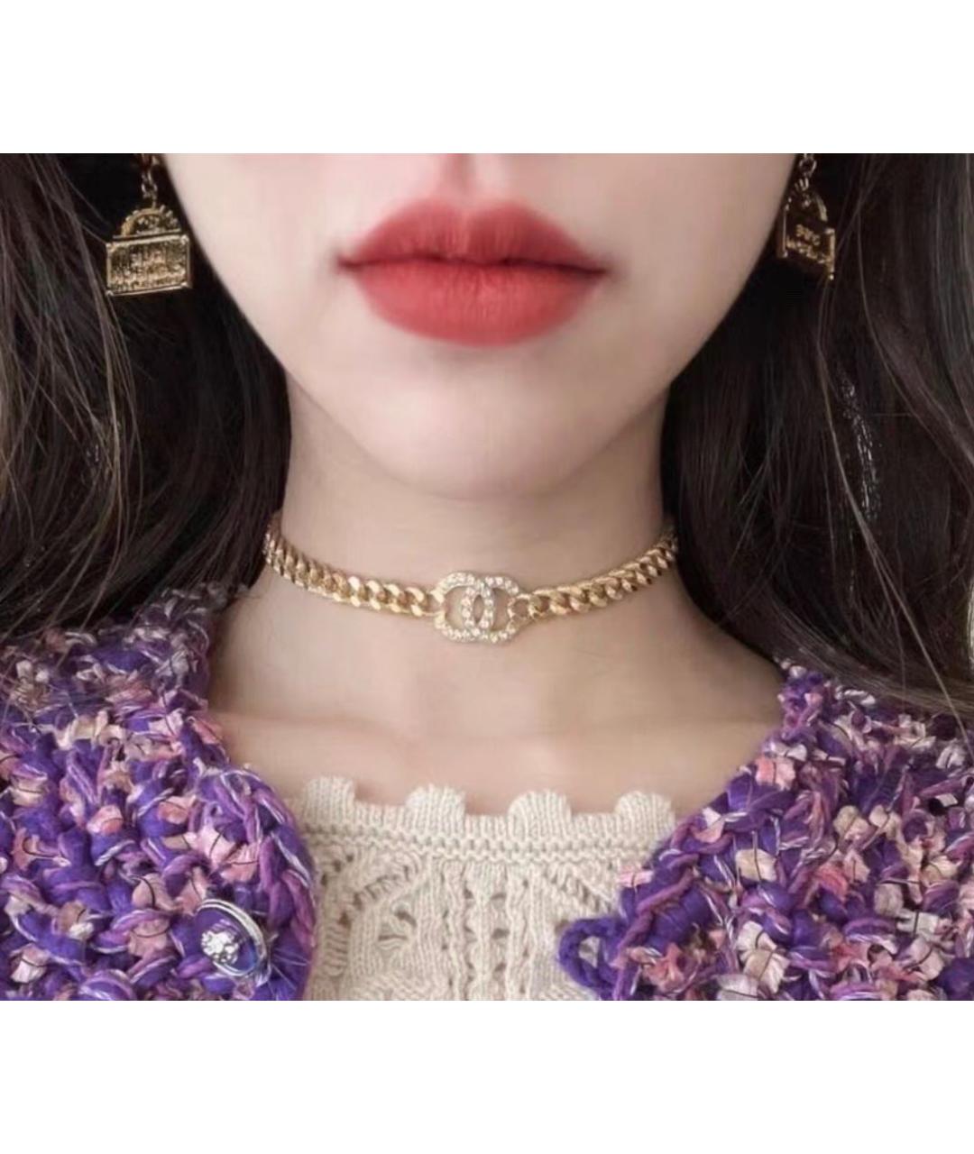CHANEL Золотое колье, фото 3