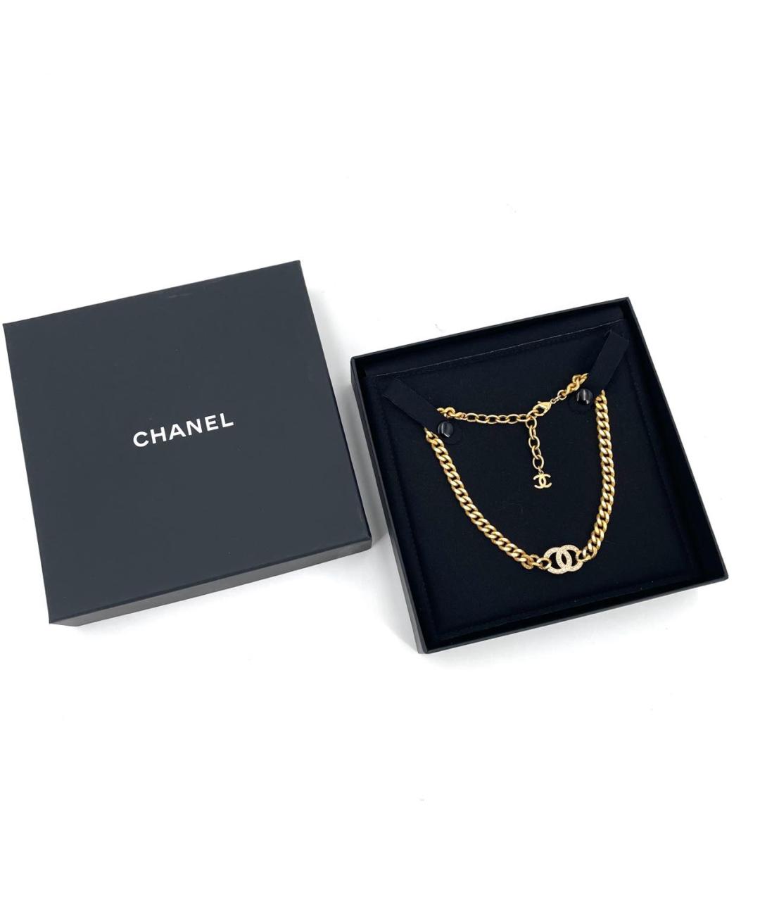 CHANEL Золотое колье, фото 4