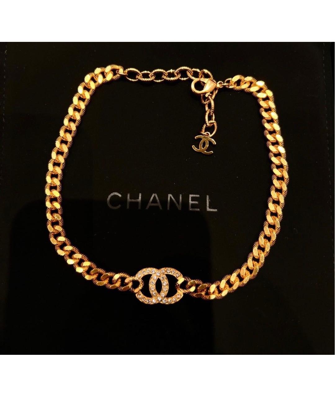 CHANEL Золотое колье, фото 2