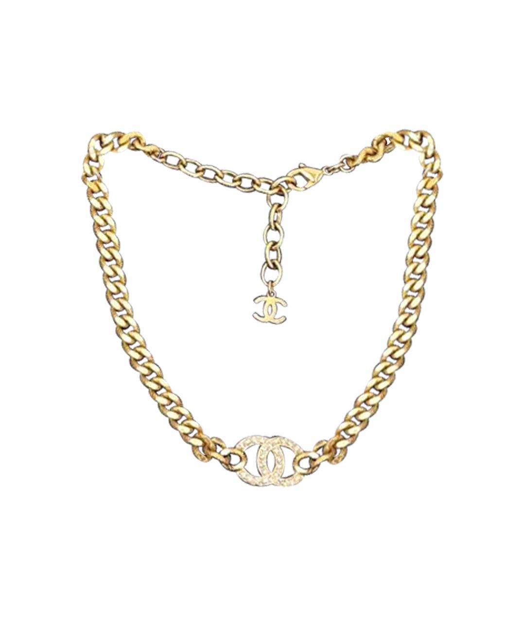 CHANEL Золотое колье, фото 1