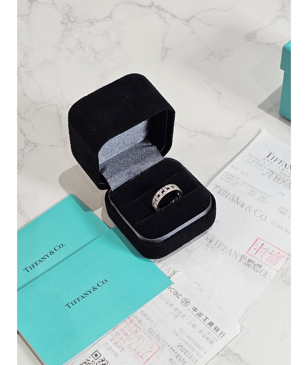 TIFFANY&CO Серебряное кольцо из белого золота, фото 2