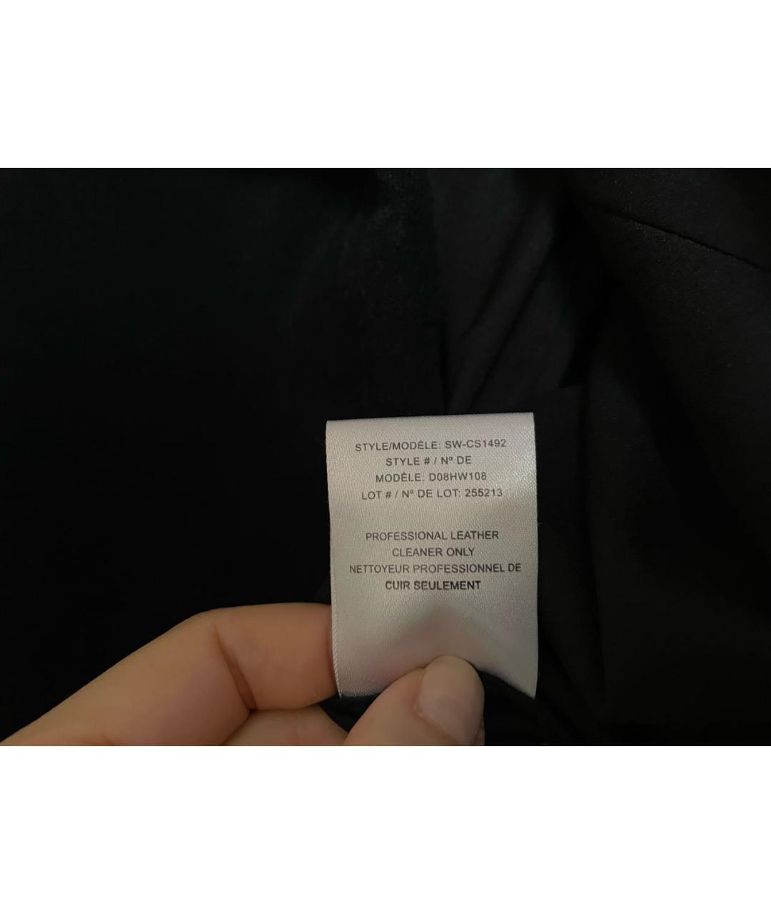 HELMUT LANG Черная хлопковая куртка, фото 7