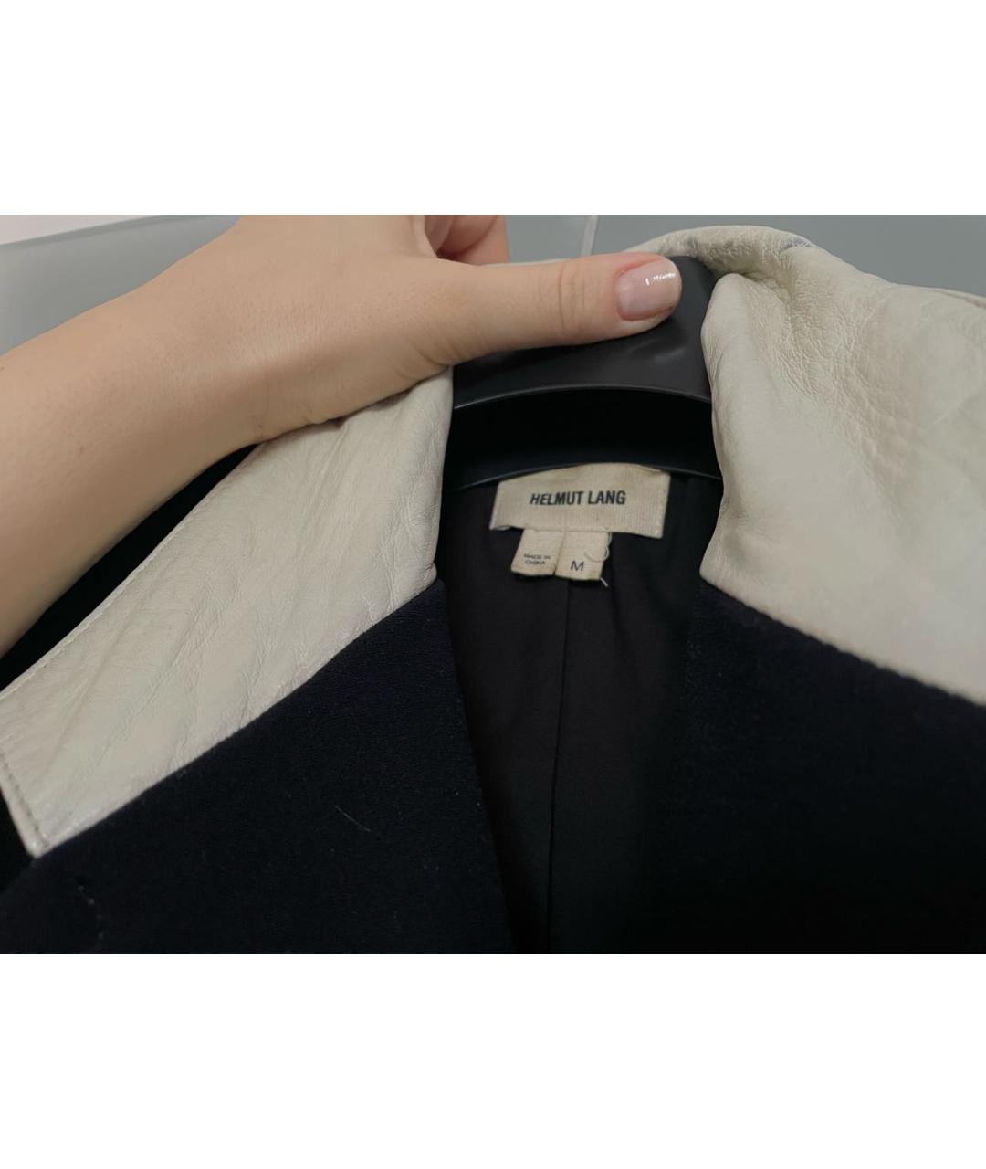 HELMUT LANG Черная хлопковая куртка, фото 3