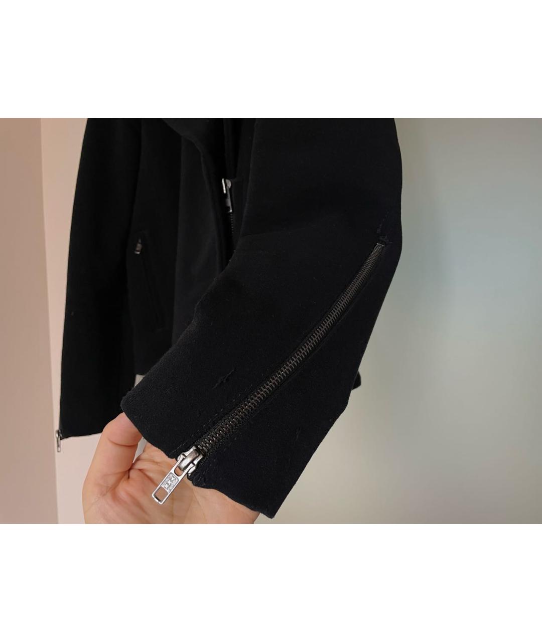 HELMUT LANG Черная хлопковая куртка, фото 4