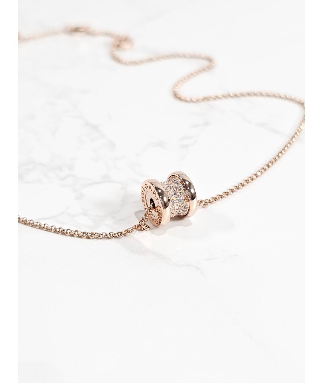 BVLGARI Золотая подвеска из розового золота, фото 2