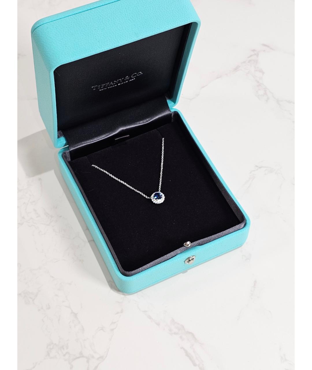 TIFFANY&CO Серебряное платиновое колье, фото 4