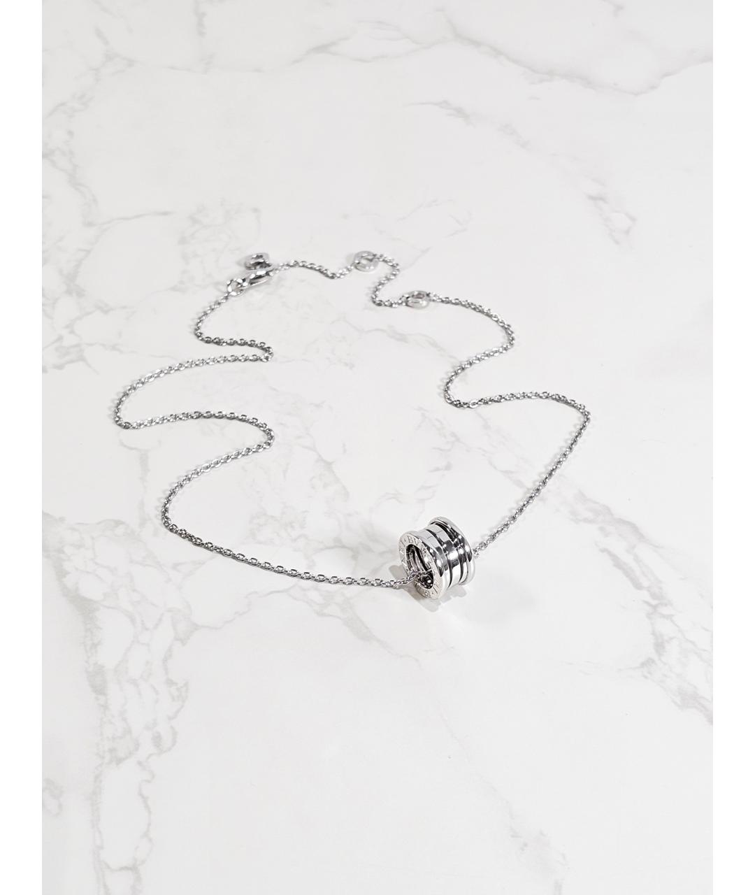 BVLGARI Серебряная подвеска из белого золота, фото 3