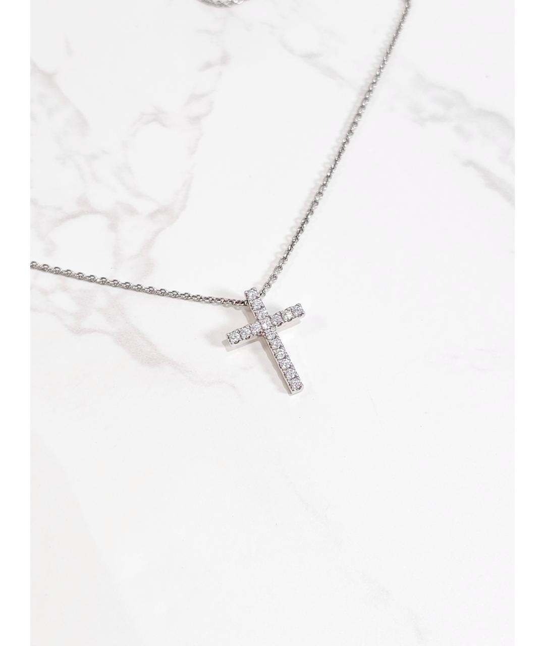 DE BEERS Серебряное колье из белого золота, фото 2