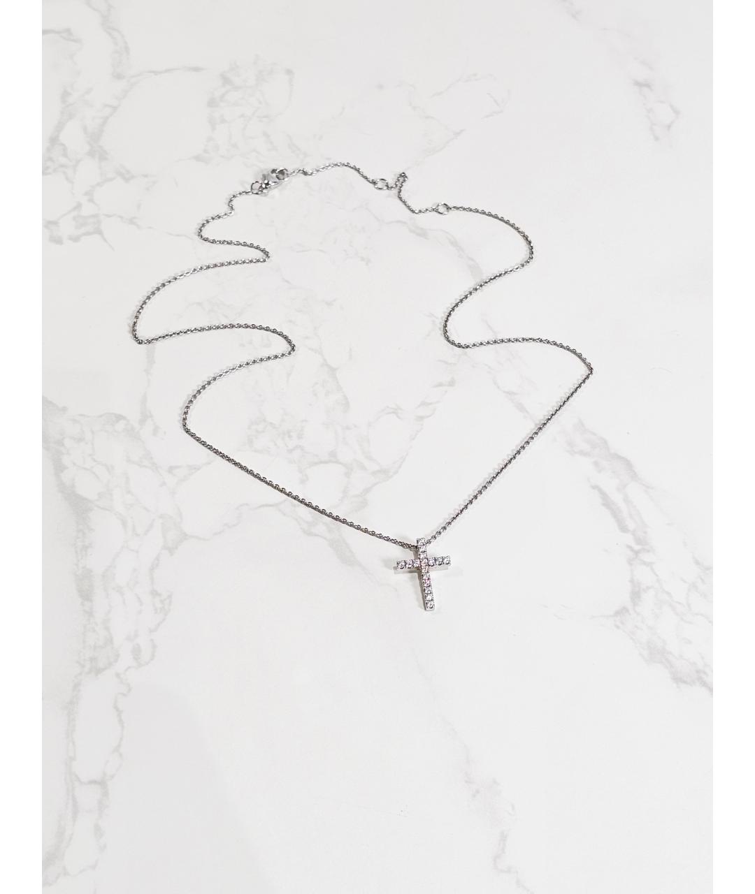 DE BEERS Серебряное колье из белого золота, фото 3