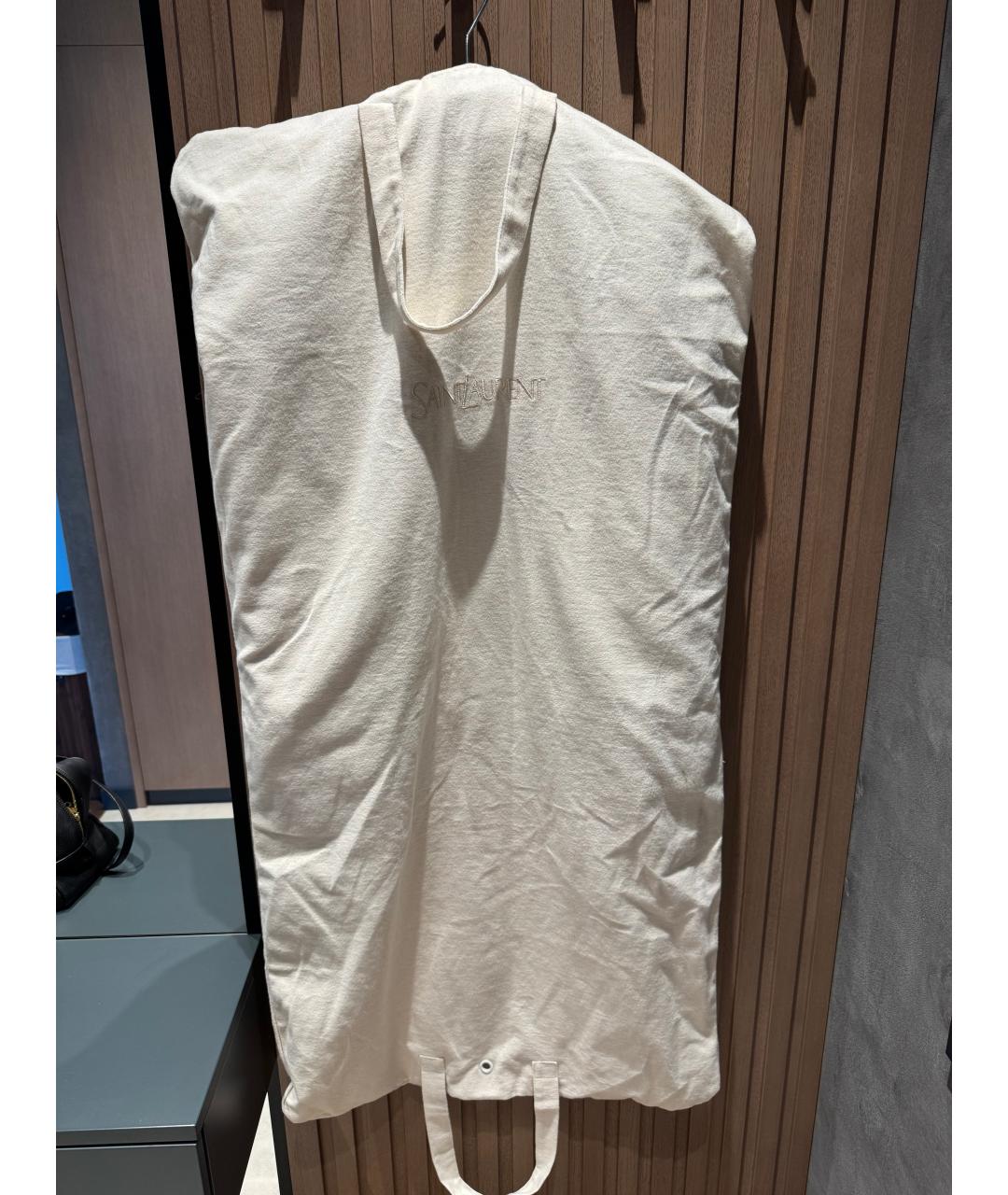 SAINT LAURENT Черная кожаная куртка, фото 2