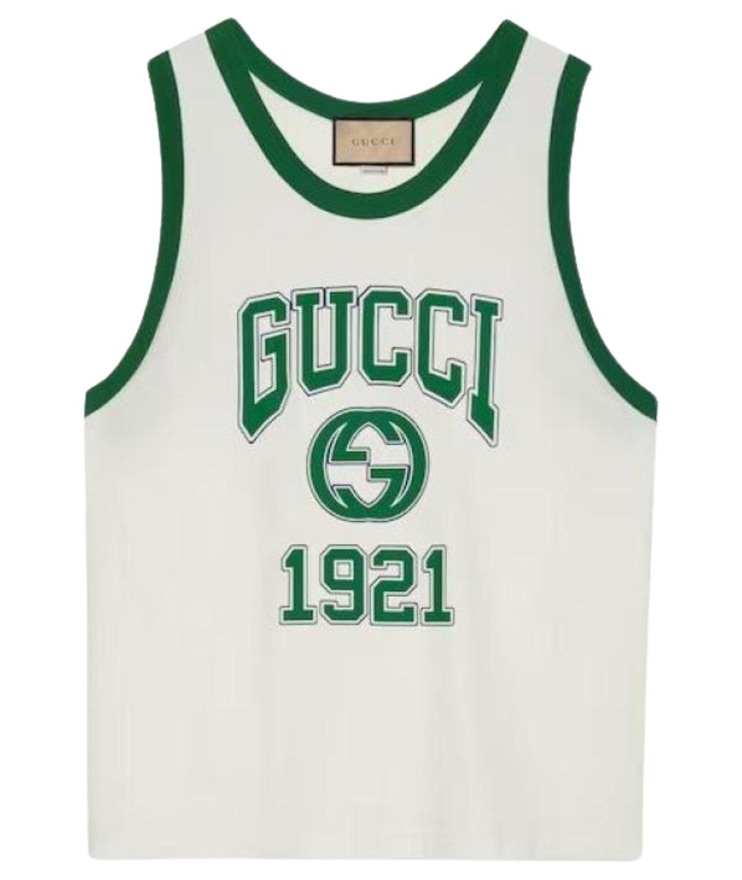 GUCCI Зеленая майка, фото 1
