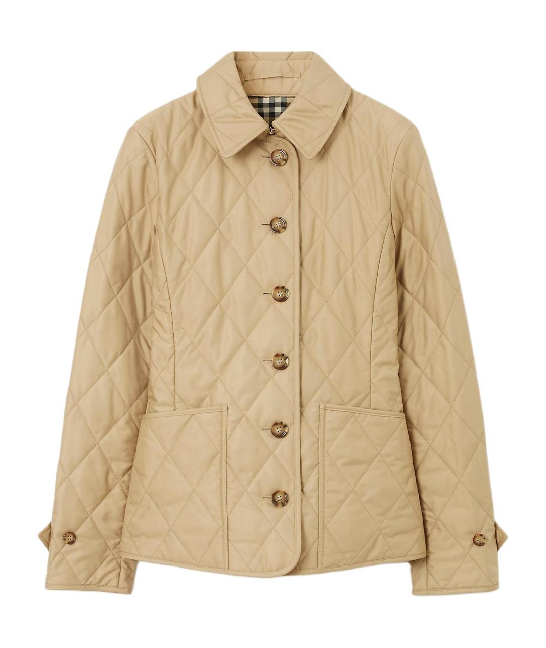 BURBERRY Хаки куртка, фото 1