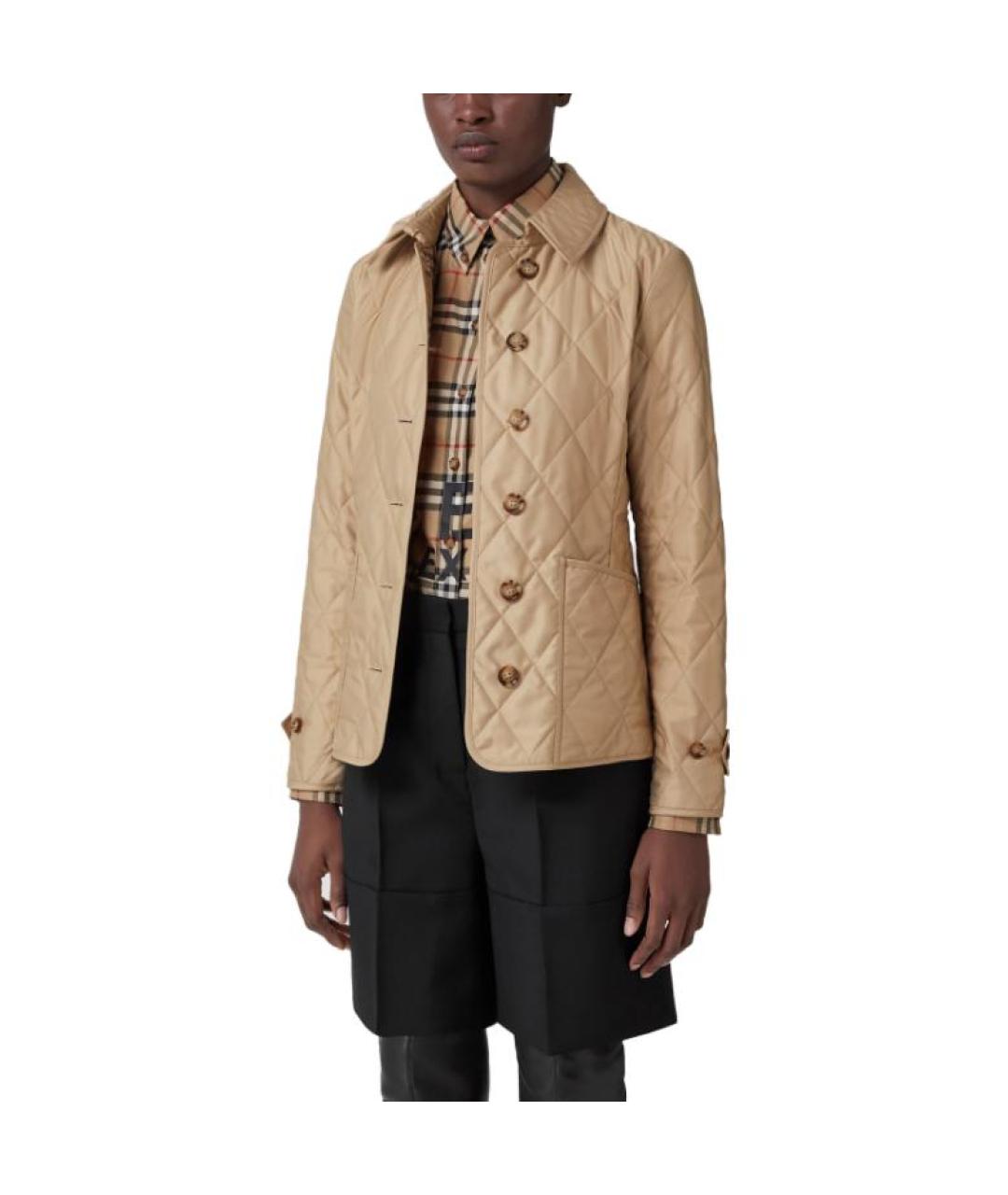 BURBERRY Хаки куртка, фото 5