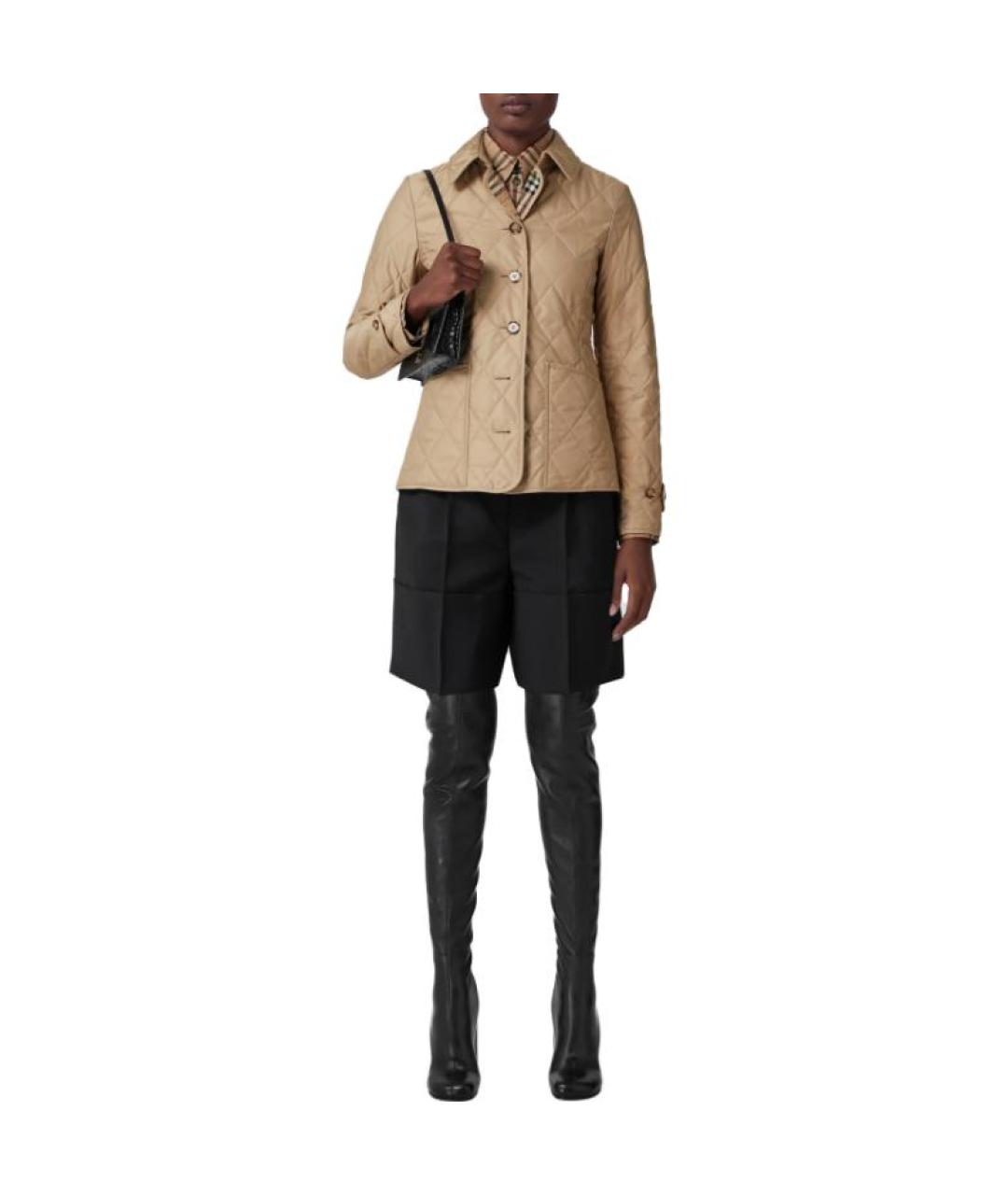 BURBERRY Хаки куртка, фото 3