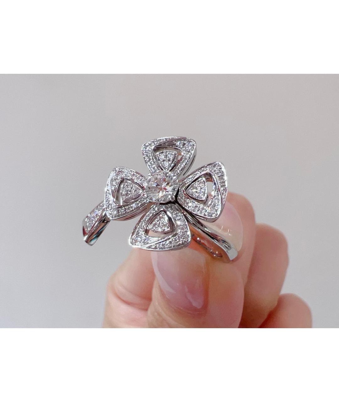 BVLGARI Серебряное кольцо из белого золота, фото 5