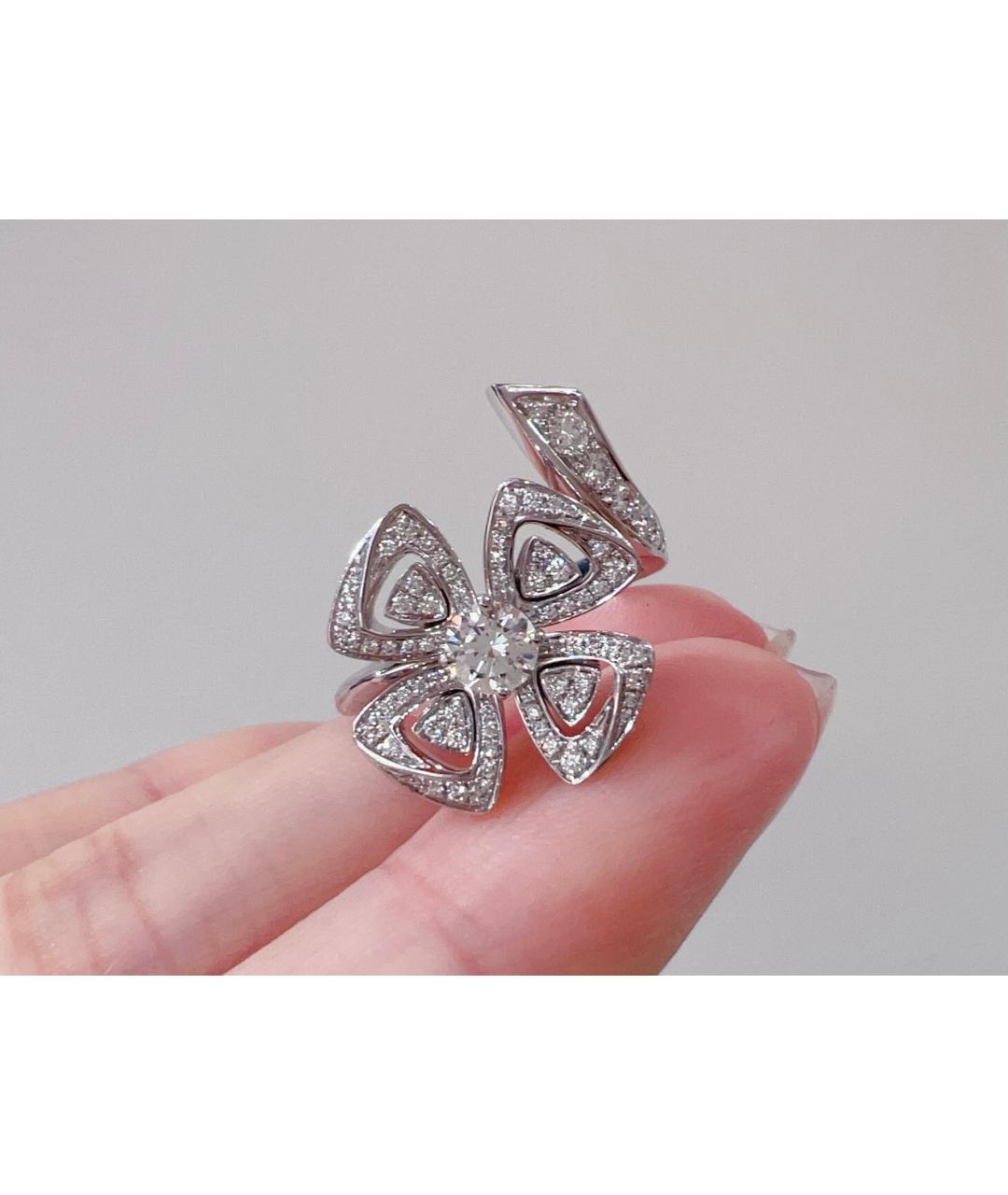 BVLGARI Серебряное кольцо из белого золота, фото 3