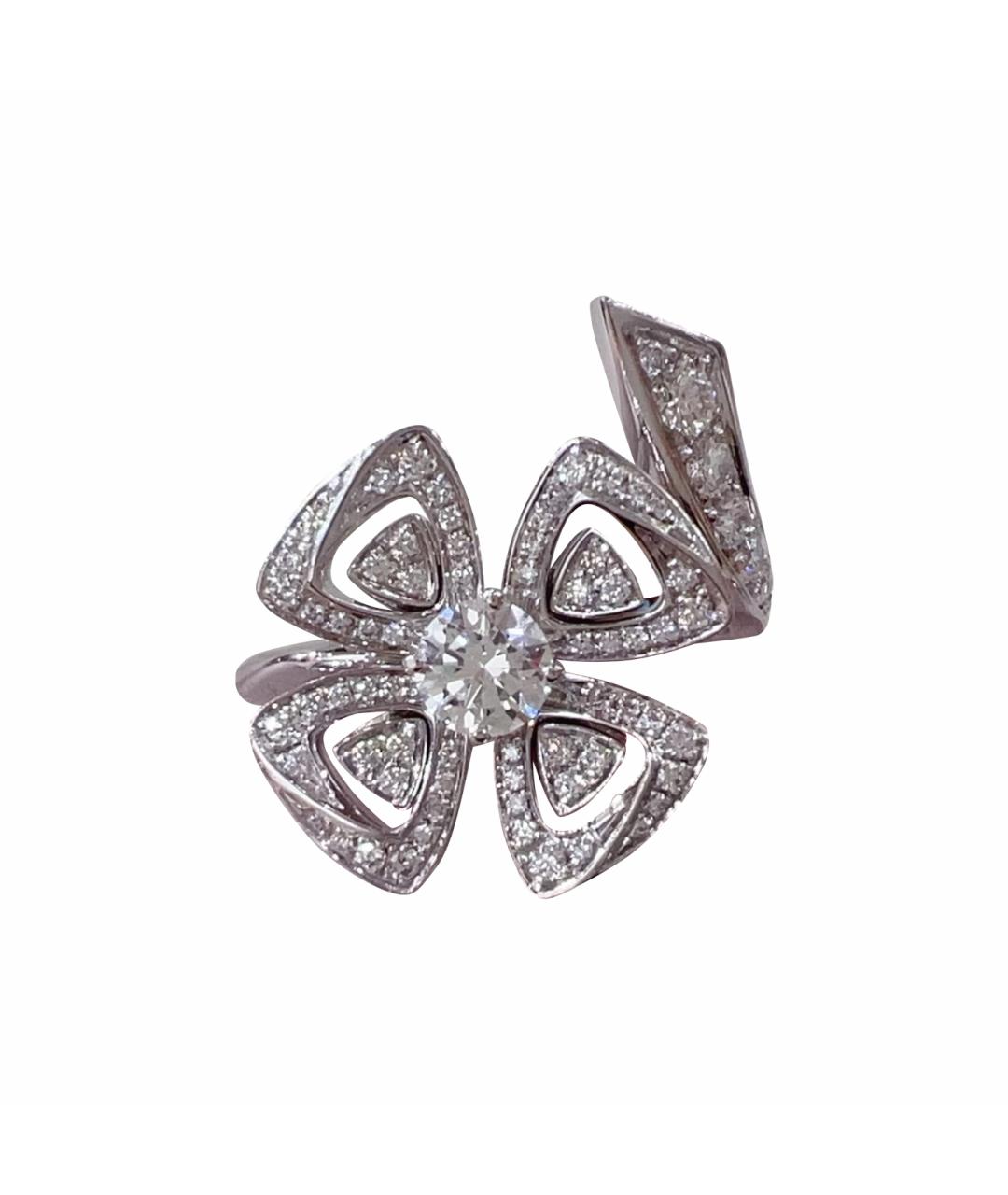 BVLGARI Серебряное кольцо из белого золота, фото 1