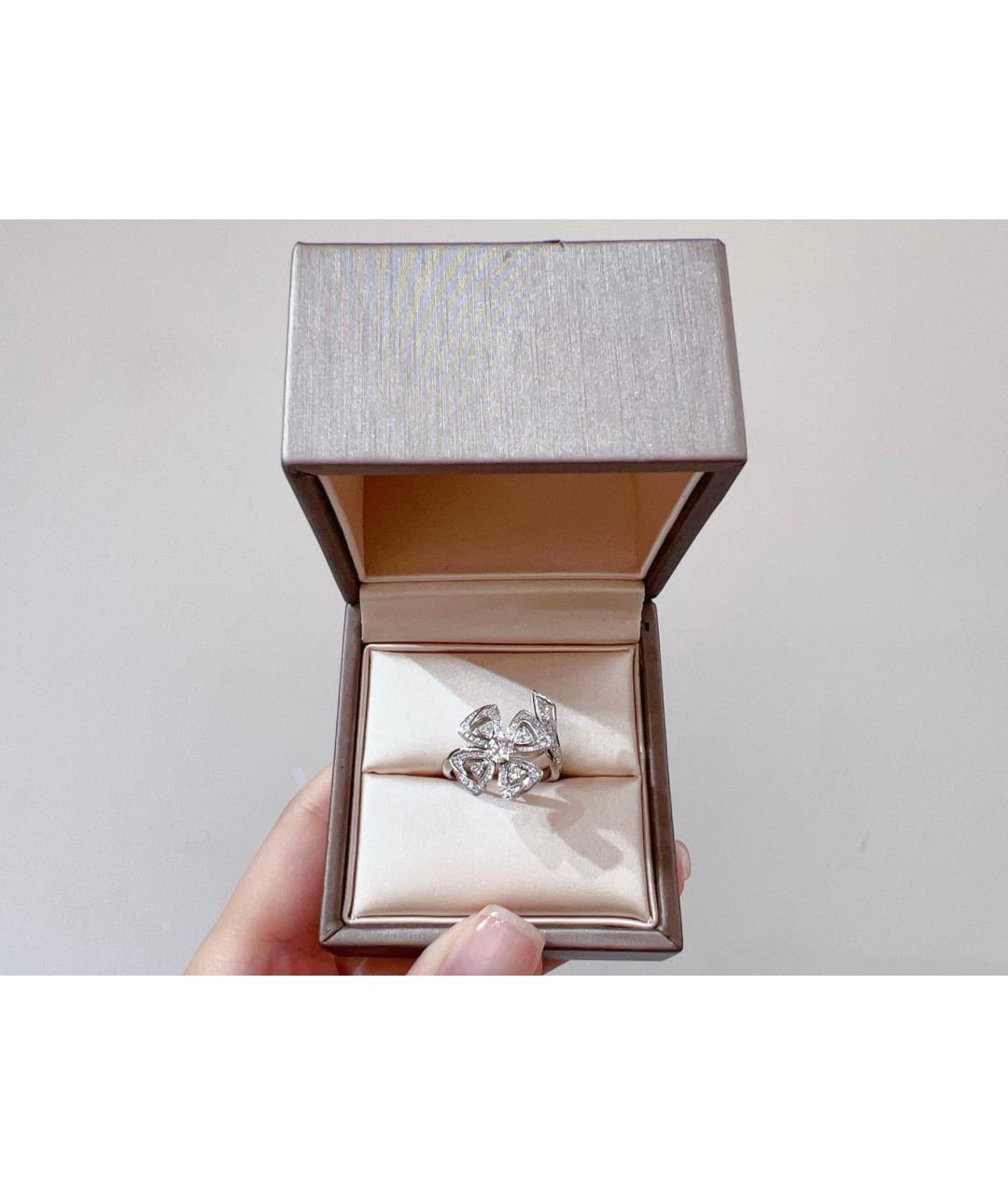BVLGARI Серебряное кольцо из белого золота, фото 2