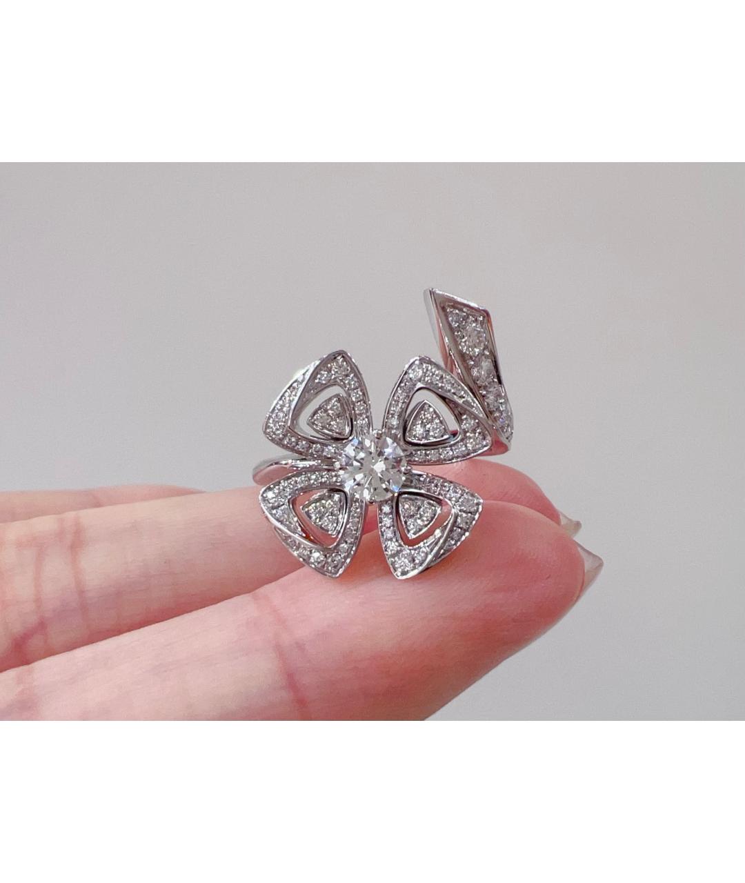 BVLGARI Серебряное кольцо из белого золота, фото 9