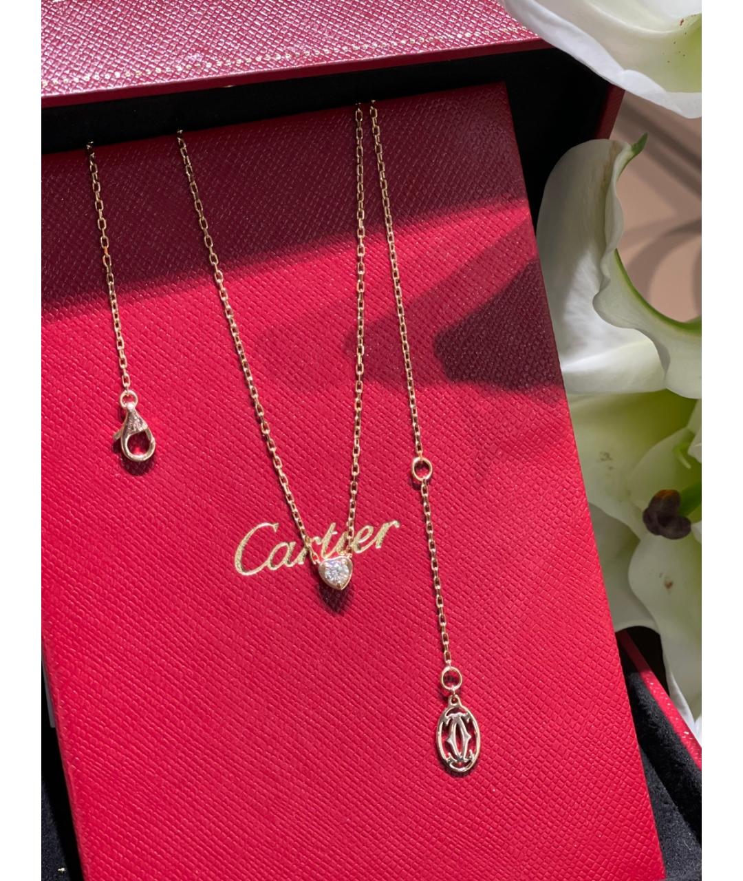 CARTIER Золотое колье из розового золота, фото 7