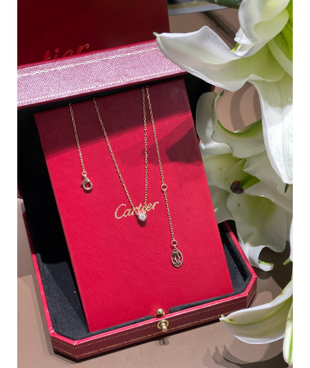 CARTIER Золотое колье из розового золота, фото 8