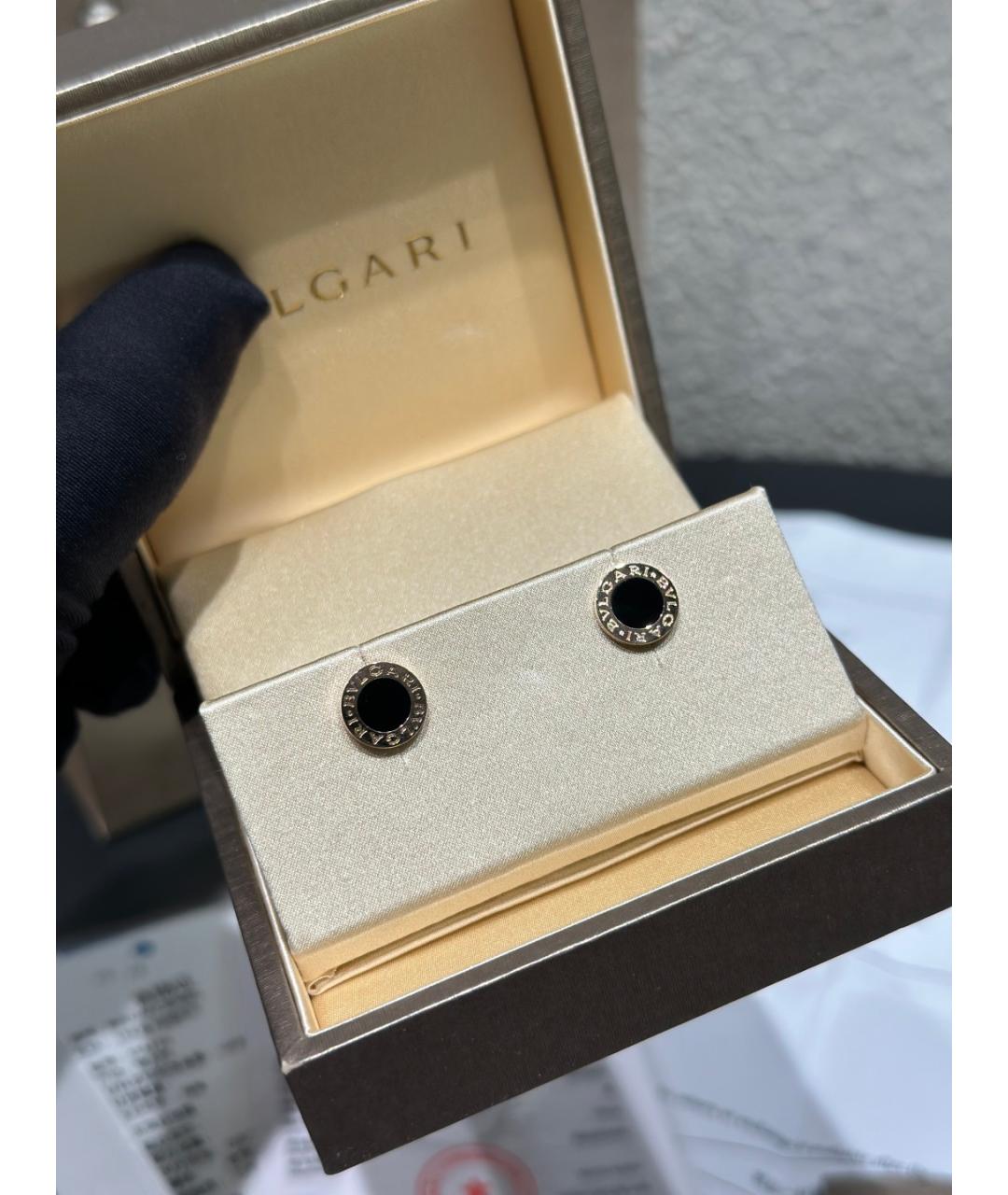 BVLGARI Золотые серьги из розового золота, фото 4