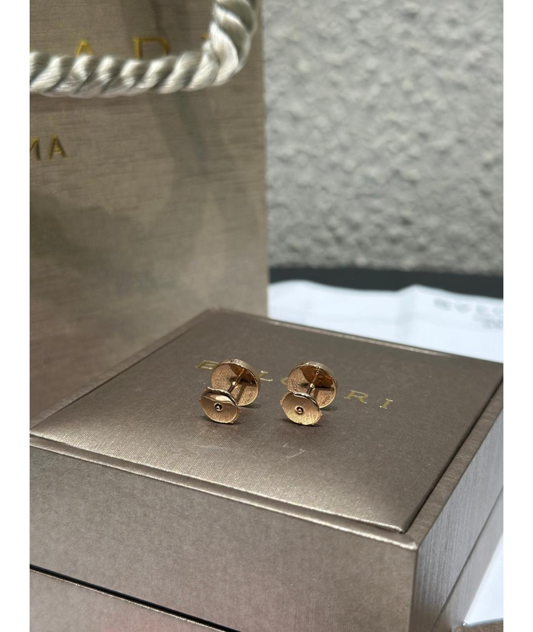 BVLGARI Золотые серьги из розового золота, фото 8