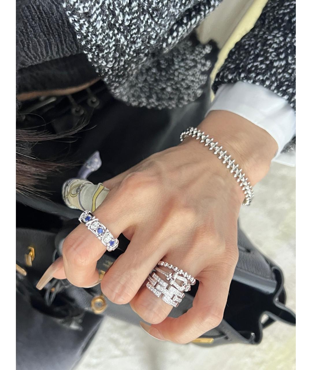 CARTIER Серебряное кольцо из белого золота, фото 8