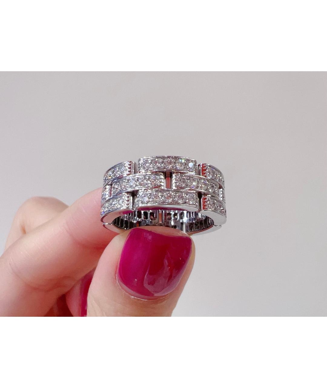 CARTIER Серебряное кольцо из белого золота, фото 5