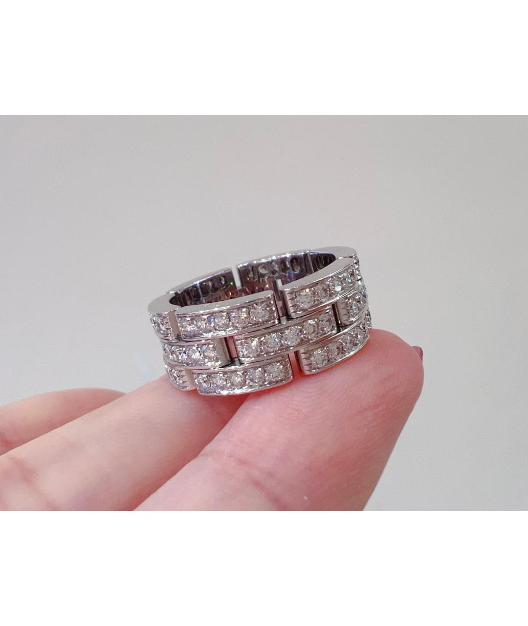 CARTIER Серебряное кольцо из белого золота, фото 2