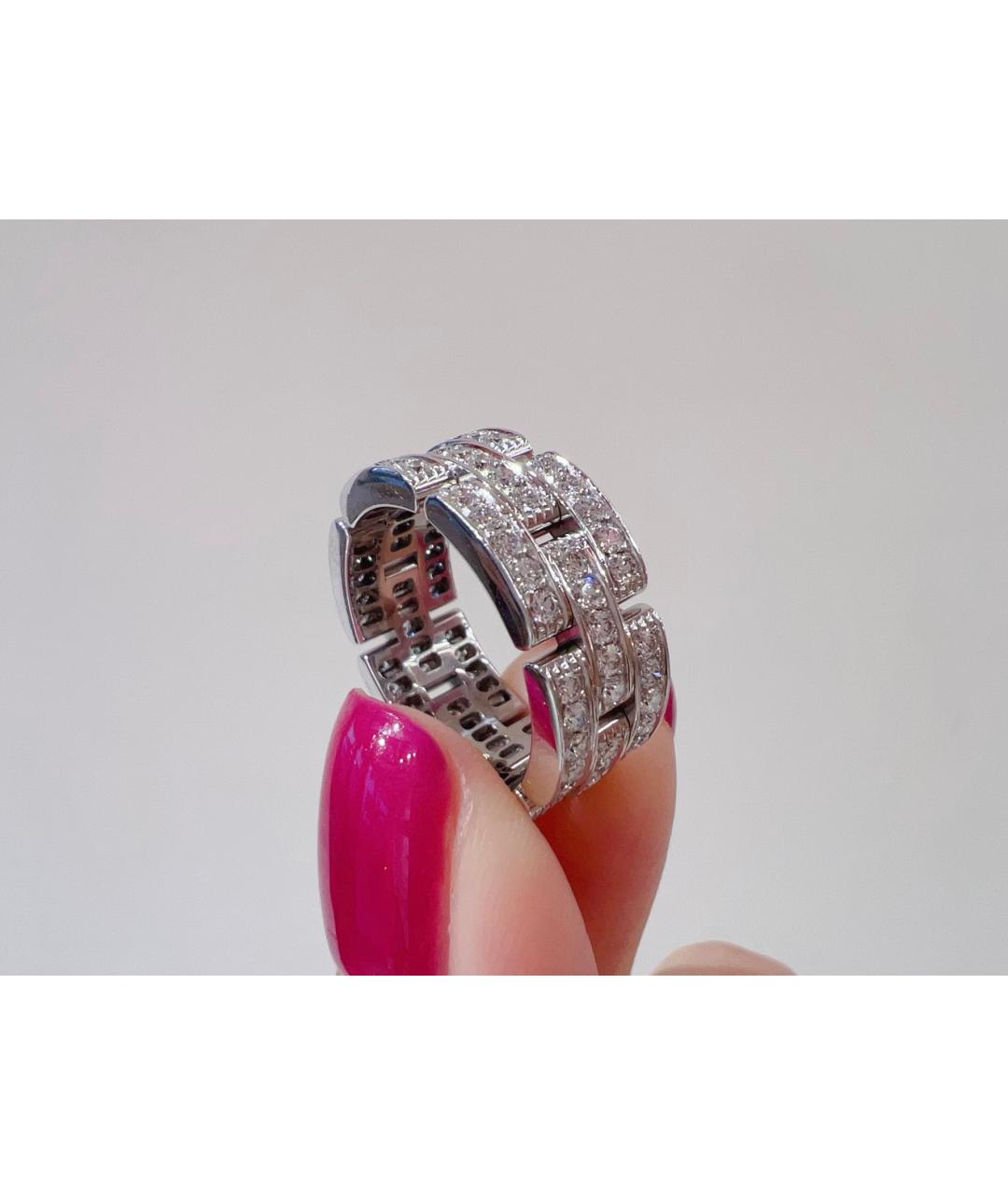 CARTIER Серебряное кольцо из белого золота, фото 4