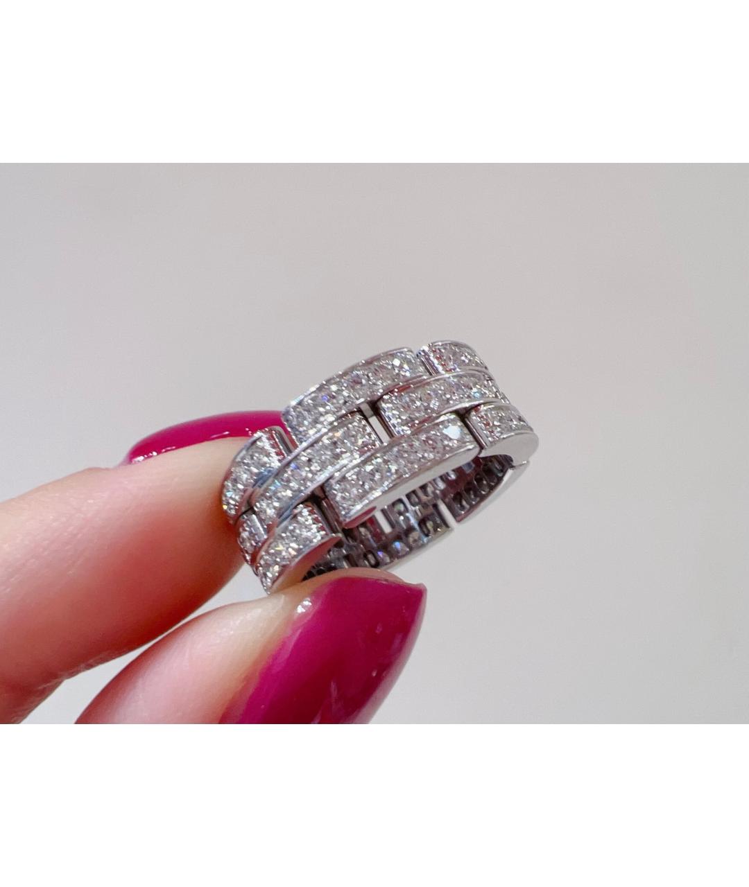 CARTIER Серебряное кольцо из белого золота, фото 3