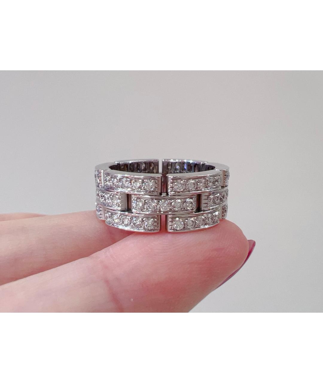 CARTIER Серебряное кольцо из белого золота, фото 9