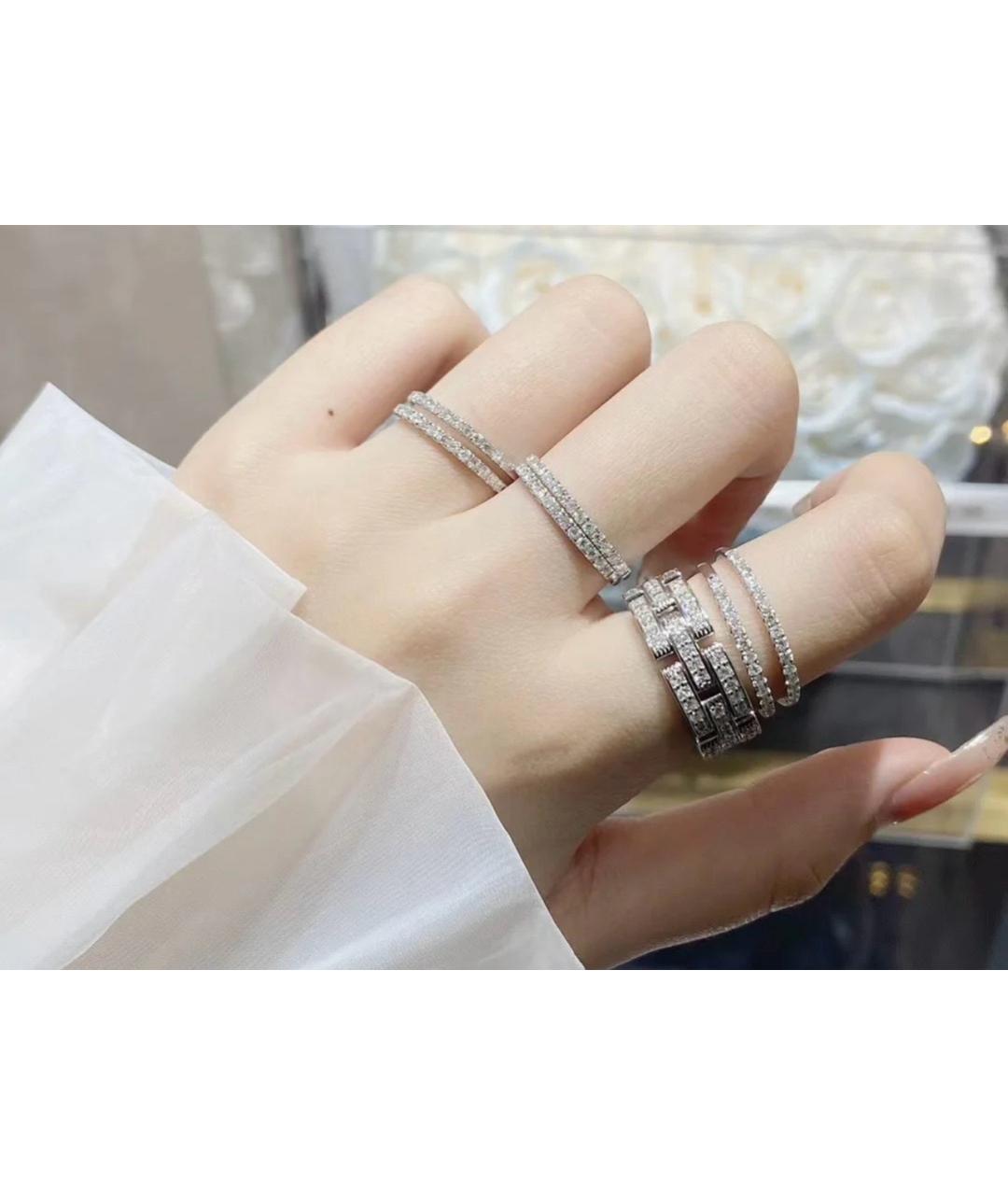 CARTIER Серебряное кольцо из белого золота, фото 7