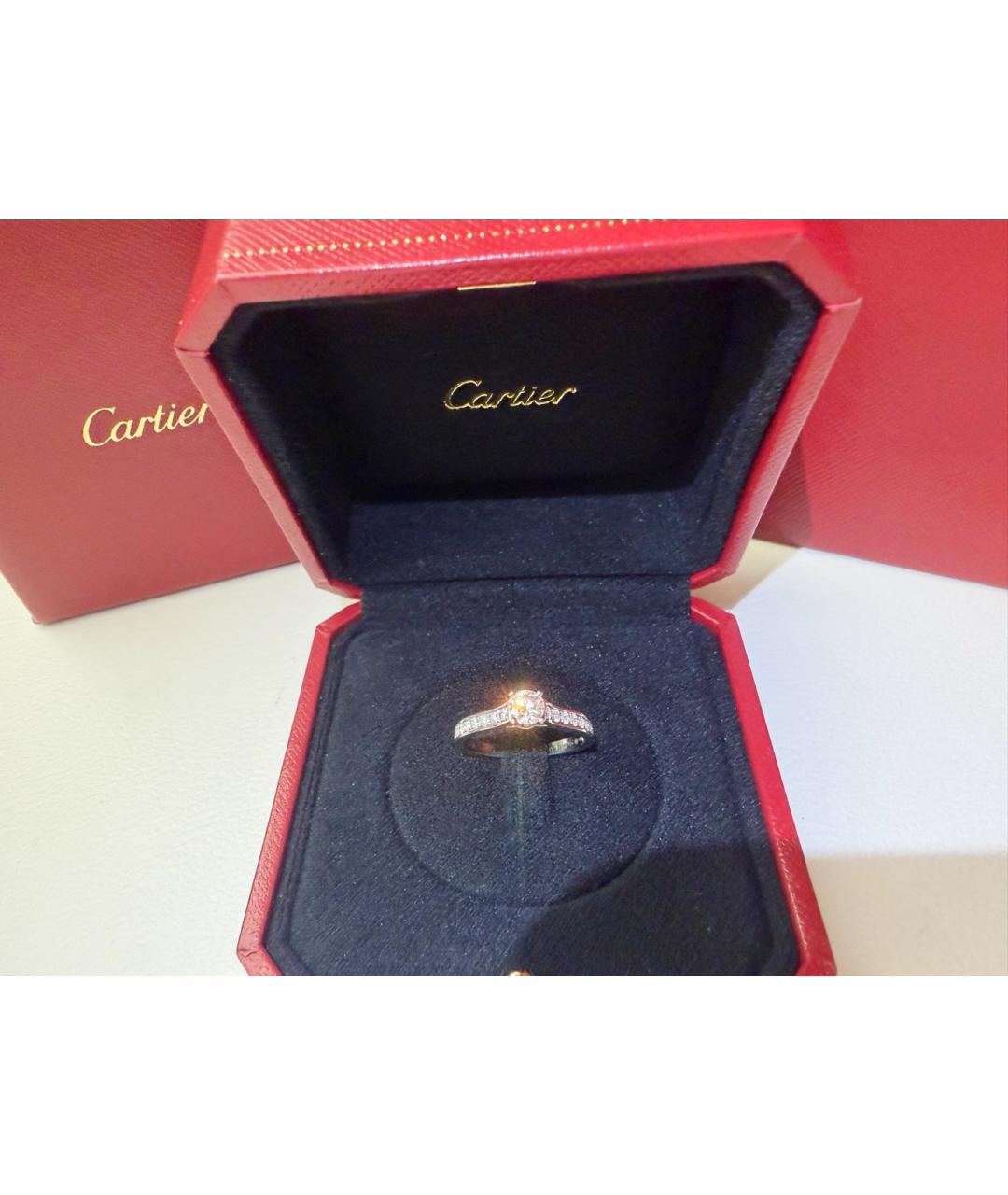 CARTIER Серебряное платиновое кольцо, фото 3